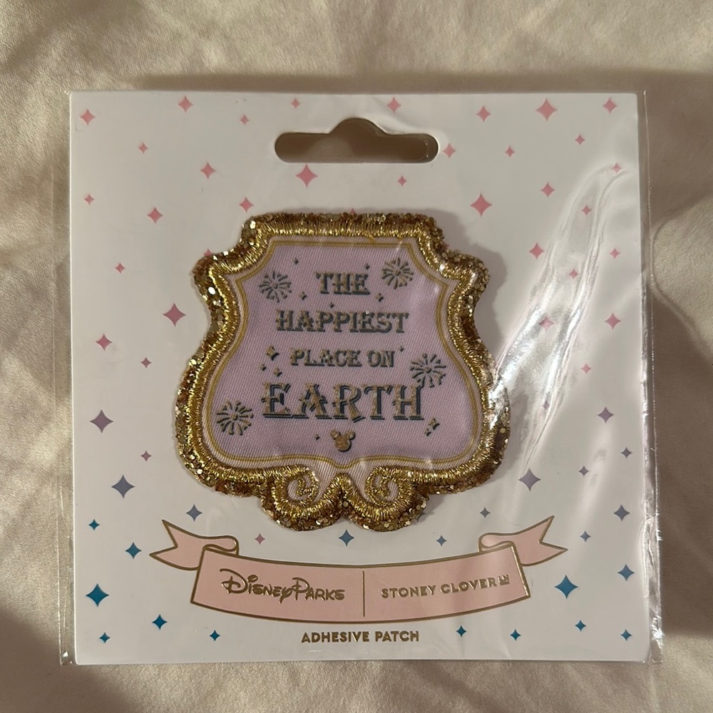 Disney Parks Stoney Clover Patch - Gold and Lavender